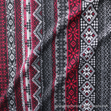 Soft Handfeeling 96% Polyester 4% Spandex Home Textile Fabrics Knitted Printed Single Jersey Fabric Leisure Wear Fabrics